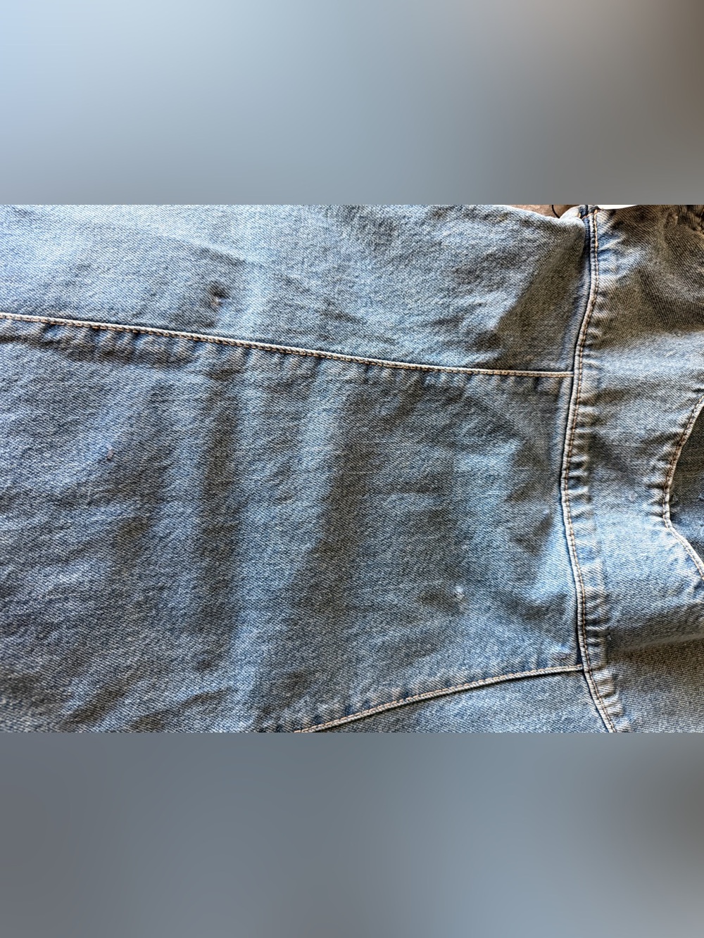ZARA blue denim mini dress with rhinestones sleeveless Sz M NWT. - Picture 11 of 11